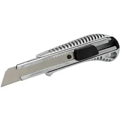 Cuttermesser Aluminium Auto-Lock Klinge 9mm Silber robust Präzisionsmesser