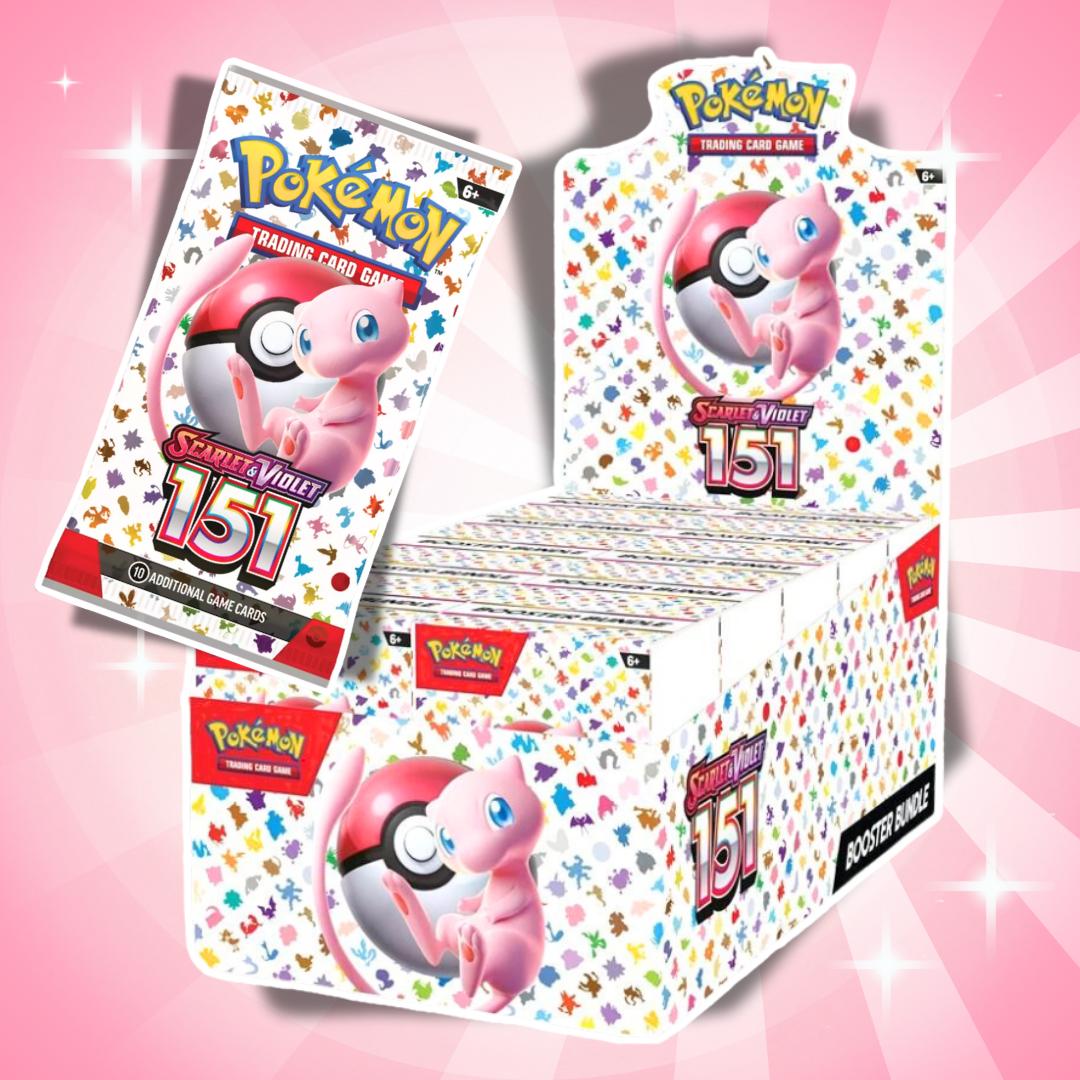 Pokémon Karmesin & Purpur 151 Booster Bundle Display Englisch - 10 Bundles / 60 Boosterpacks