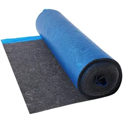 VEVOR Trittschalldämmung, 9,3 m2, 3 mm dicke Laminatbodenunterlage mit angebrachter Dampfsperre, Faser + PE-Folie, Schalldämmung & Geräuschreduzierung, ideal für Vinyl-, Laminat- & Holzboden