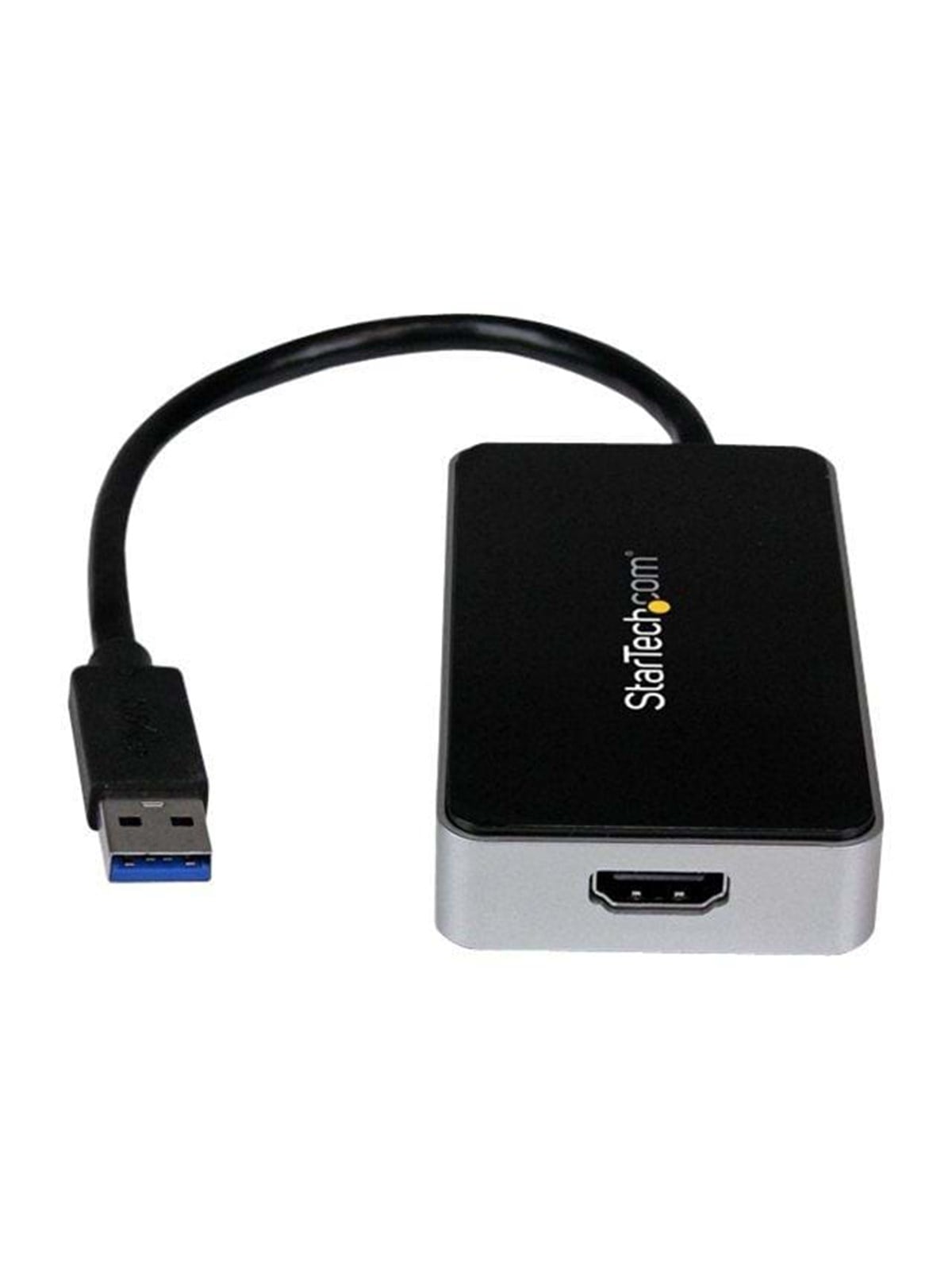 StarTech.com USB 3.0 zu HDMI External Video Card Adapter mit 1-Port USB Hub extern Videoadapter