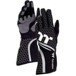 Thermaltake Sim Gloves - L - Black, Weiss, Grau, Schwarz