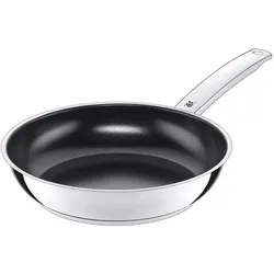 WMF Durado Keramik-Bratpfanne 24cm, TransTherm Universalboden, leicht zu reinigen, Pfanne + Kochtopf, Silber