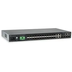 LevelOne Switch Kilby 28 Gigabit Fiber-Ports mit 20 Gigabit Fiber-Ports , 4 10Gbe SFP+, 4 Gigabit RJ45/SFP-Ports