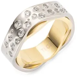 DIAMONIQUE® TITAN Ring = 0,18ct Brillantschliff