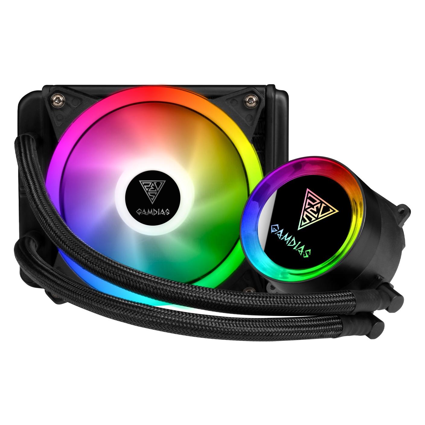 Gamdias Kit Watercooling Chione E2-120 Lite aRGB (Noir) (16321-01000-00000-G)
