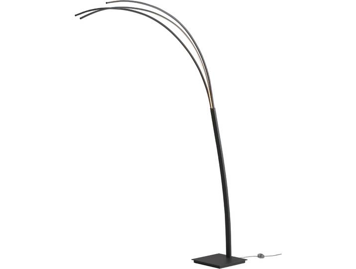 Bopp Stehlampe Bow schwarz Aluminium 6994 lm Dimmbar H 208 cm - LED - Lichtfarbe: Extra warmweiss- LED Energiesparlampe