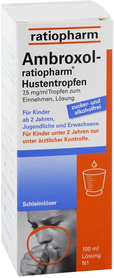 Ambroxol ratiopharm Hustentropfen 100ml