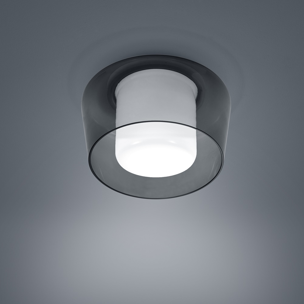 Helestra Deckenleuchte CANIO 26cm grau 15/1735.07/5240 4022671103633