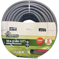 Mr. GARDENER Kreuzgewerbeschlauch Gartenschlauch Schlauch 50 m 13 mm (1/2)"