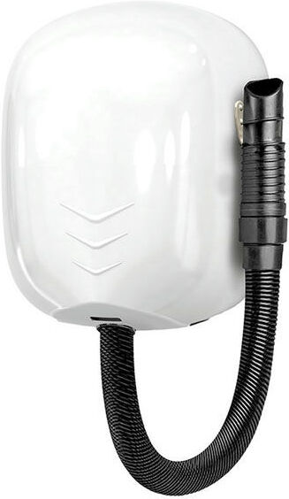 Medial Zefiro Pro Hair Asciugacapelli da parete inox bianco