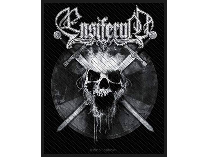 Ensiferum Patch Skull Zwart