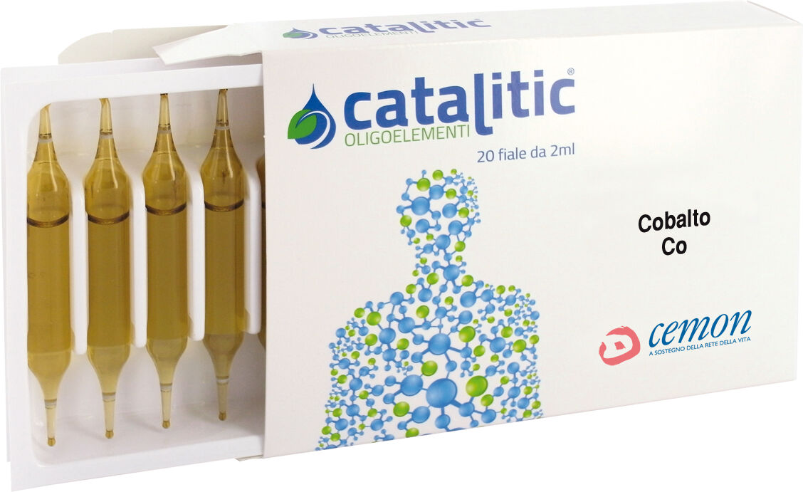 CEMON Srl Catalitic - Cobalto 20 Fiale da 2ml, Integratore di Cobalto per il Benessere