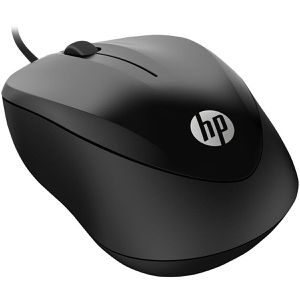 HP Maus 1000 Wired Mouse, 4QM14AA, 3 Tasten, 1200 dpi, mit Kabel, schwarz