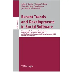 Recent Trends and Developments in Social Software, Fachbücher