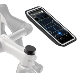 Shapeheart Telefonhalterung für die Fahrradgabel mit abnehmbaren magnetischen Hülle, Smartphone Halterung, Schwarz