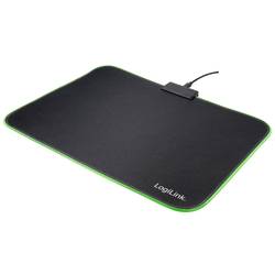 LogiLink ID0183 Gaming-Mauspad Beleuchtet Schwarz