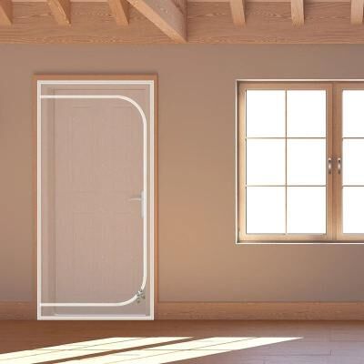 Uplift Picks Reinforced Cat Proof Mesh Door With Dual Zipper Scratch Protection 80x210cm