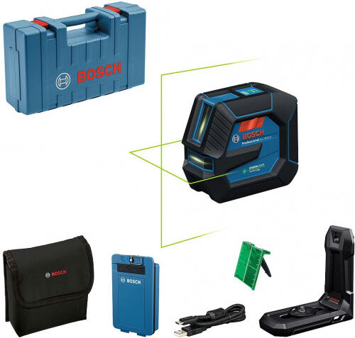 Bosch GLL 20-22 G PROFESSIONAL Laser lignes, BA 3.7V 3.0Ah, Coffret 0601065602