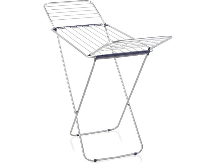 Wäscheständer LEIFHEIT Classic Siena 180 Easy Aluminium , bunt (silberfarben, blau), B:178cm T:55cm, Aluminium, Kunststoff, Metall, Wäscheständer, Wäscheständer