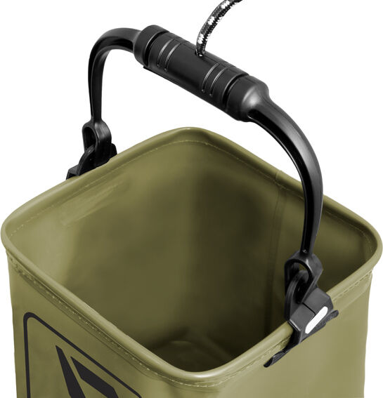 Seau Pliable Delphin CUBO 10L + 7m Gray, Black, Beige 10L + 7m
