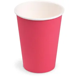VEPATIM 500 Getränkebecher Party/Pappbecher fuchsia 240ml Ø 74mm