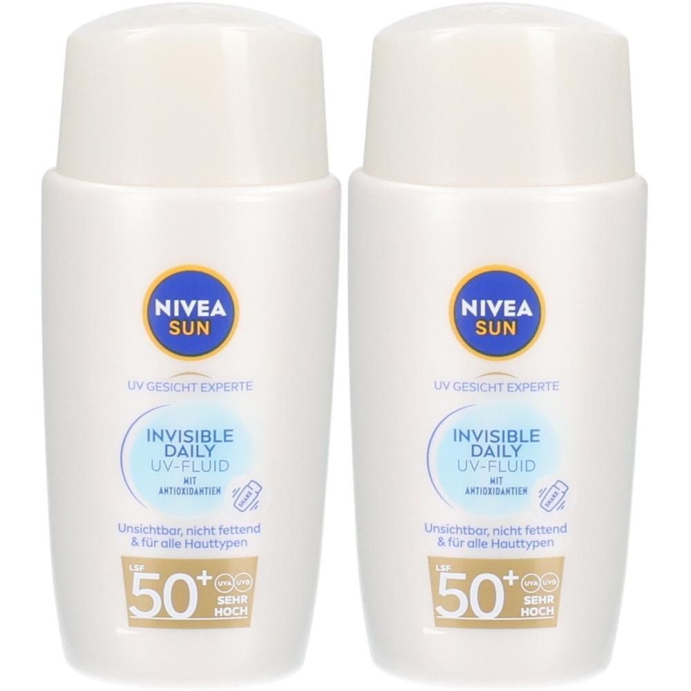 Nivea Sun UV Specialist Invisible Daily Fluid LSF 50+ 40ml x2 2x40 ml