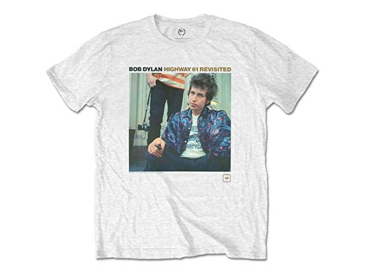 T-Shirt # M Unisex White # Highway 61 Revisited