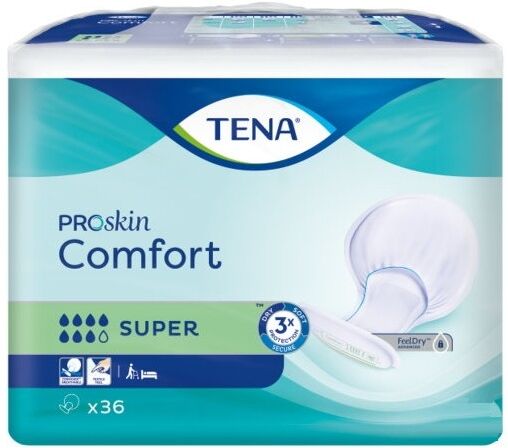 Tena Comfort Super - 6 paquets de 36 protections