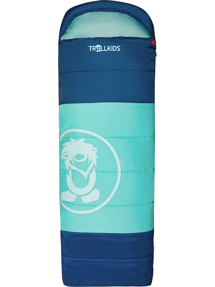 Trollkids Schlafsack "Midnight Sun Dreamer" in Türkis/ Blau - onesize