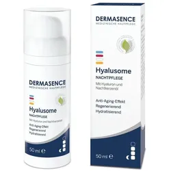 Dermasence, Gesichtscreme, Hyalusome Nachtpflege (neu) (50 ml, 24h Creme)