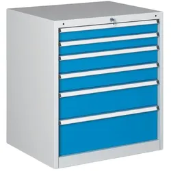 Werkstatt-Schubladenschrank G345, 6 Schubladen, Breite 723 mm