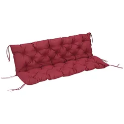 Outsunny - Bankauflage - 98Lx150Wx8Hcm - Rot