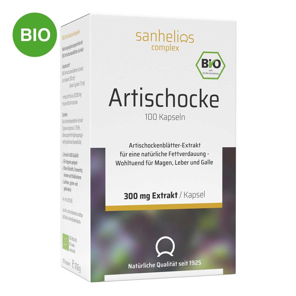 Hansa Naturheilmittel GmbH Sanhelios Bio Artischocke Kapseln 18774156