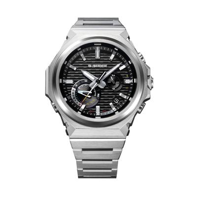 Smartwatch CASIO G-SHOCK "GST-B1000D", silber (edelstahlfarben, schwarz, edelstahlfarben), Smartwatches, Herren, Smartwatch, Armbanduhr, Herren, Bluetooth, Super Illuminator, Flight Log Memory