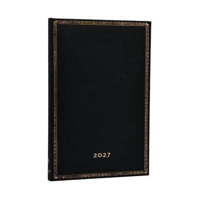 12-Monatskalender 2027 Black Edition Maxi Verso