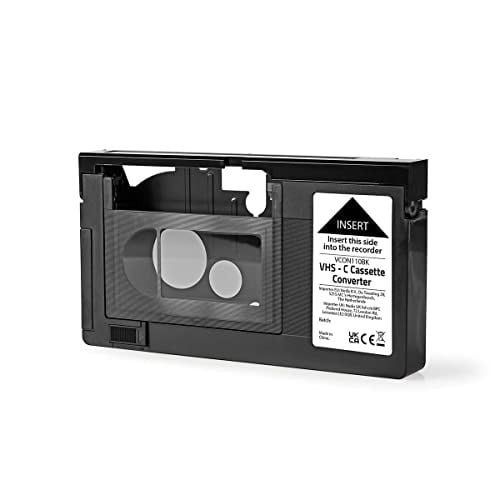 Nedis VHS-C naar VHS Converter - Plug and play - Zwart