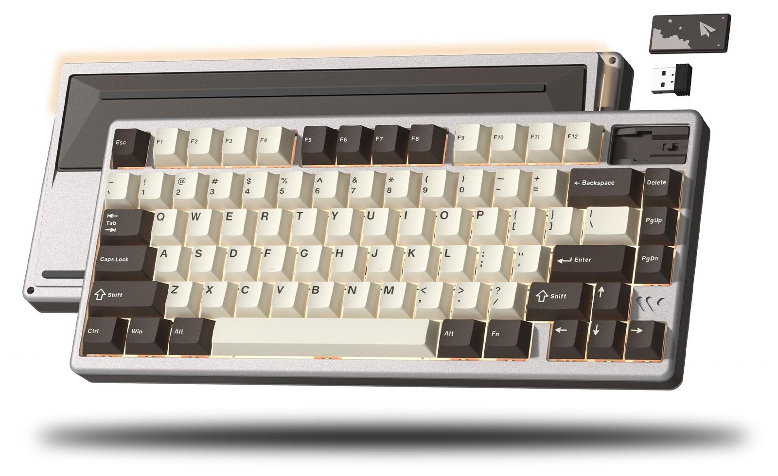 Selius 75% Gaming Toetsenbord Aluminium QWERTY Tri-Mode Verbinding