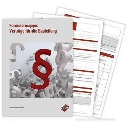 Formularmappe: Verträge für die Bauleit, Fachbücher