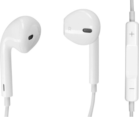 Apple EarPods Koptelefoon met microfoon, Wit