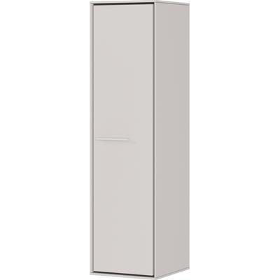 Midischrank GERMANIA "Medium-Schrank "Sovana", beige (kaschmir), B:31cm H:112cm T:31cm, Holzwerkstoff, Metall, Schränke, Midischrank, Hängender Medium-Schrank mit einer gedämpften Tür