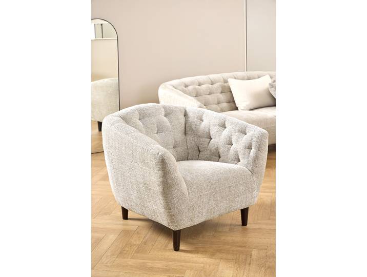 Sessel Beige Strukturstoff Jula 97 x 78 x 84cm