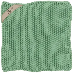 IB Laursen Topflappen Mynte gestrickt, 22 x 22 cm, Wasabi