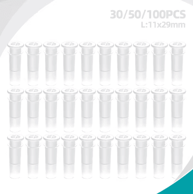 Inspire Picks Plastic Squeaky Toy Whistle Inserts Replacement Noise Makers For Pet Toys l 11x29mm 100pcs