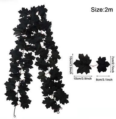 Uplift Picks Artificial Maple Leaf Garland Autumn Fall Decor Hanging Vine For Home And Events k