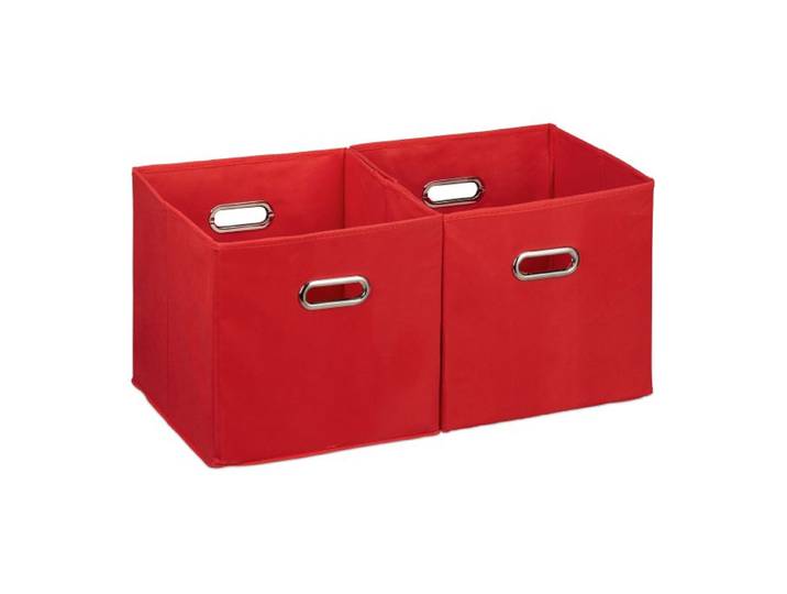 Relaxdays Opbergbox stof set van 2