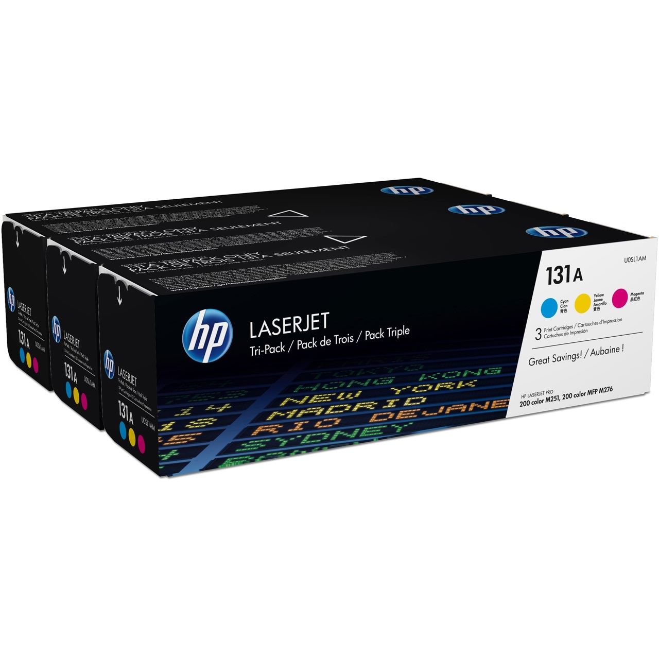 HP Toner 131A CYM Tri pack (U0SL1AM)
