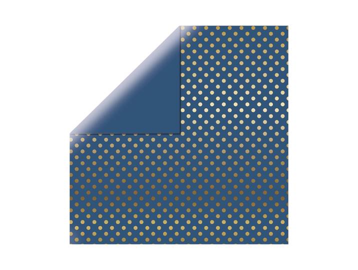 Rayher Scrapbookingpapier Gold Foil Dots 30.5 × 30.5 cm 180 g/m²