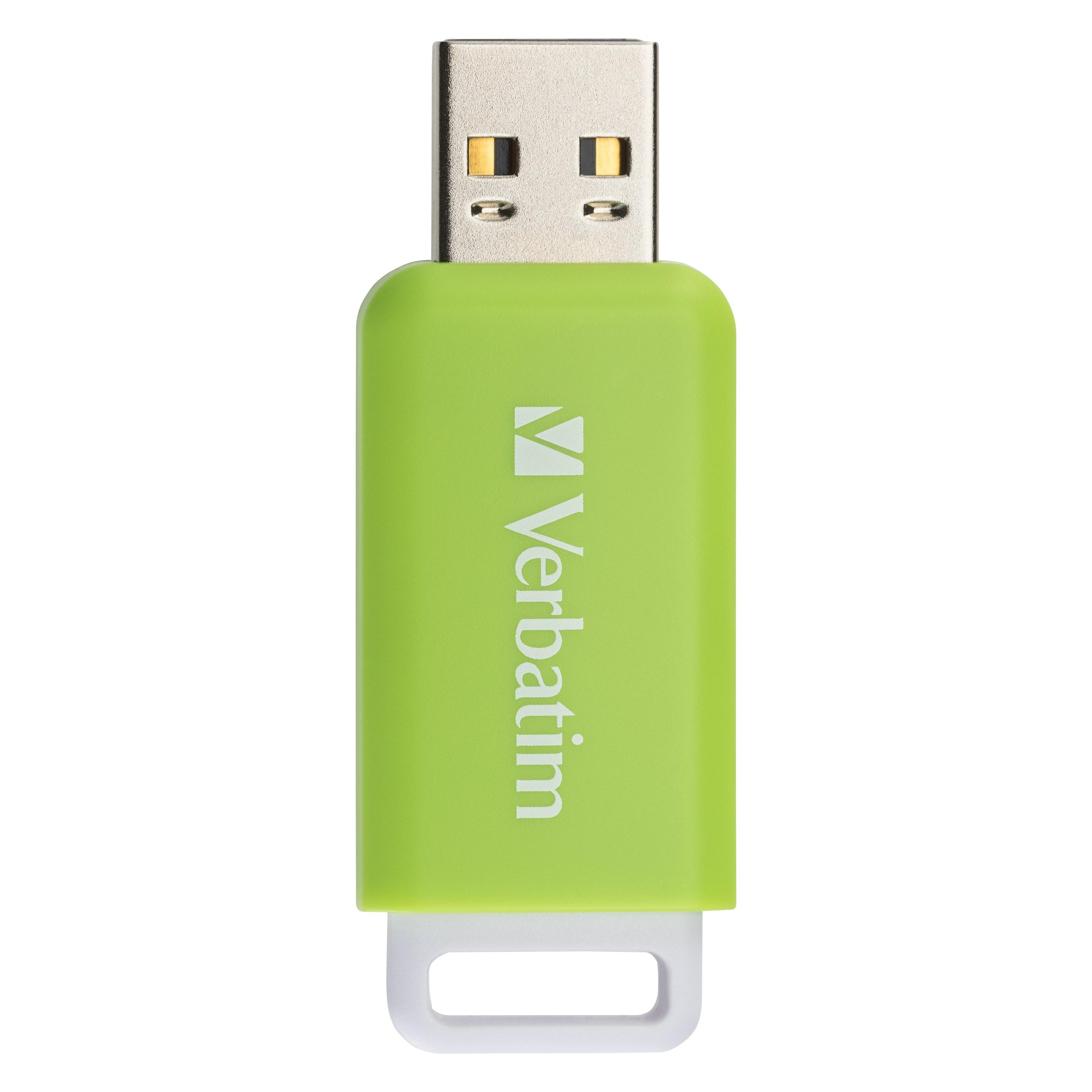 Verbatim DataBar USB 2.0 32GB Green (32 GB, USB-A) (49454)