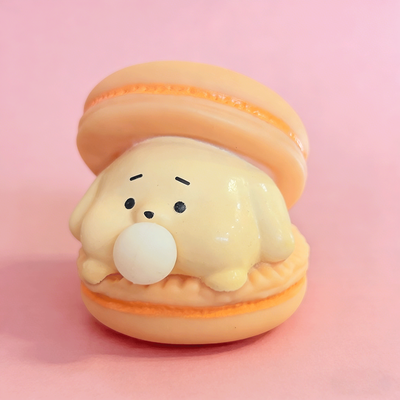 Quick Pick Pro Cute Frog Bubble Burger Stress Relief Fidget Toy Desk Decor Ornament khaki