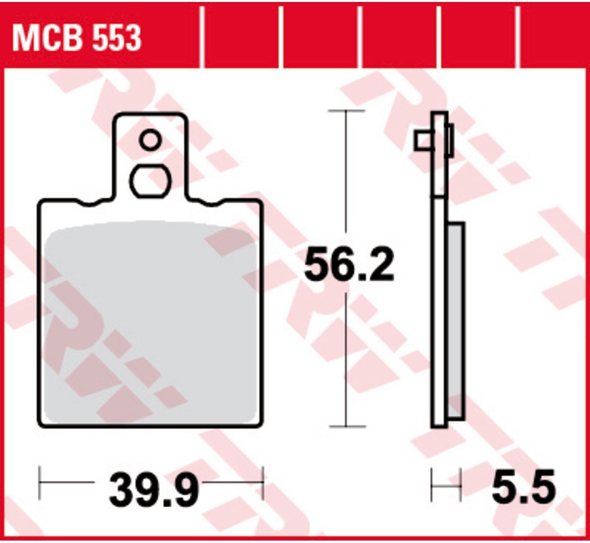 Trw Set di pastiglie freno MCB553